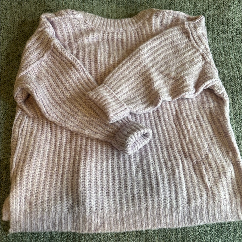 Free People Blue Bell V Neck Sweater XS - Picture 6 of 6